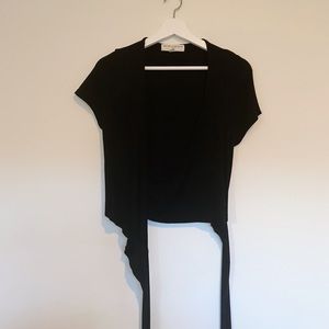 Crop Wrap T-Shirt